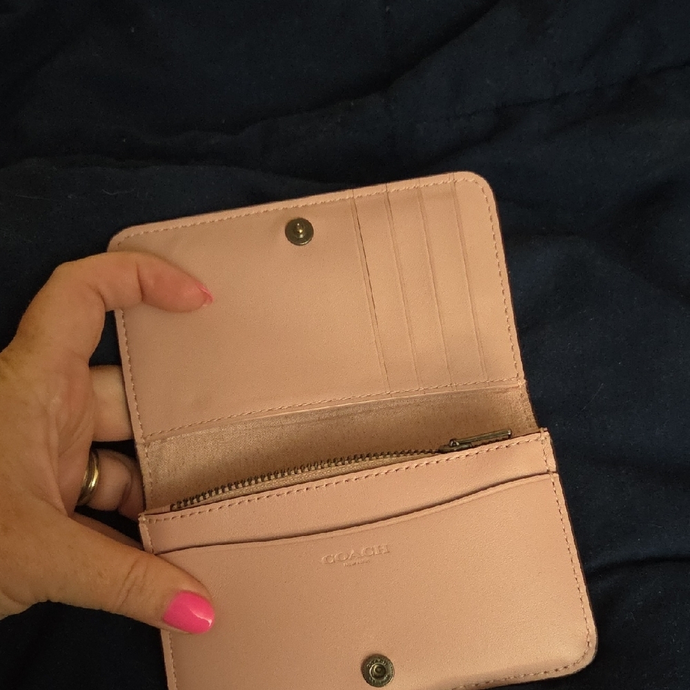 Coach Pink Wallet - Picture 2 of 4
